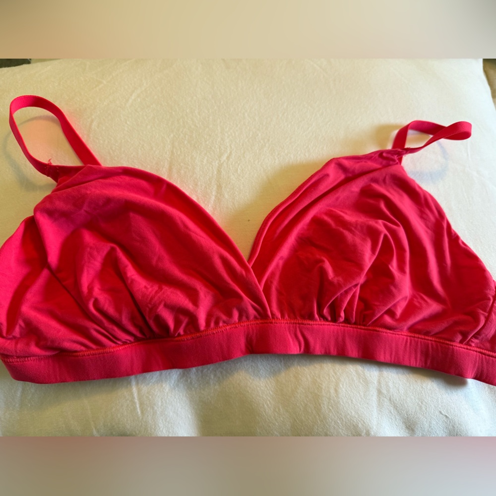 SKIMS Vibrant Pink Bralette